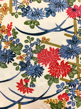 画像をギャラリービューアに読み込む, 柴垣に草花模様【シュッケニ】