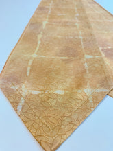 画像をギャラリービューアに読み込む, 格子模様暈し葉地紋【長】