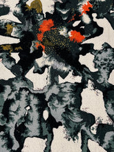 画像をギャラリービューアに読み込む, 抽象枝墨模様金彩あり【ギャザータイプ】