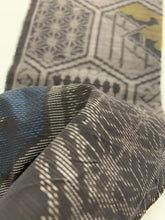 画像をギャラリービューアに読み込む, 大島紬横双亀甲繋ぎに古典寄せ柄【S】
