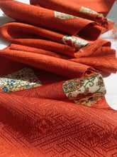 画像をギャラリービューアに読み込む, 破れ色紙に花古典柄総紗綾地紋【ギャザータイプ】