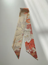 画像をギャラリービューアに読み込む, 片輪車に枝梅菊牡丹模様【短】①⚠️黒筋汚れあり