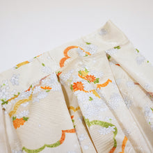 画像をギャラリービューアに読み込む, 地紙地紋の草花模様【タックタイプ】※化繊