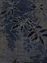 画像をギャラリービューアに読み込む, 枝葉模様織り出し十日町紬着物【M】