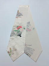 画像をギャラリービューアに読み込む, 総波地紋に花尽くし扇模様