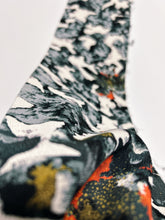 画像をギャラリービューアに読み込む, 抽象枝墨模様金彩あり【ギャザータイプ】