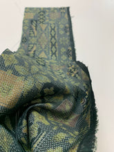 画像をギャラリービューアに読み込む, 短冊に花更紗織り出し本場泥大島紬5マルキ【L】