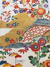 画像をギャラリービューアに読み込む, 波に草花・鼓模様【シュッケニ】