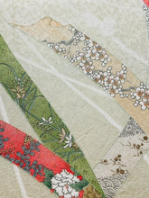 画像をギャラリービューアに読み込む, 熨斗に花模様に草葉地紋【シュッケニ】