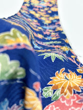 画像をギャラリービューアに読み込む, 扇に草花模様総波地紋【タックタイプ】