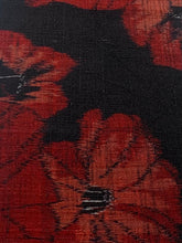 画像をギャラリービューアに読み込む, 手織り節紬・洋花模様【シュッケニ】