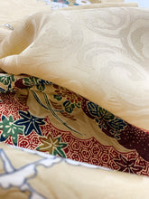 画像をギャラリービューアに読み込む, 雲に流水・草花模様総雲地紋【シュッケニ】