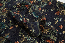 画像をギャラリービューアに読み込む, 流水に菊・松竹梅模様【手織り節紬】