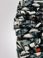 画像をギャラリービューアに読み込む, 抽象枝墨模様金彩あり【ギャザータイプ】