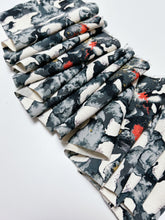 画像をギャラリービューアに読み込む, 抽象枝墨模様金彩あり【ギャザータイプ】