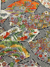 画像をギャラリービューアに読み込む, 扇地紙絵模様【シュッケニ】