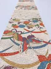 画像をギャラリービューアに読み込む, 菊に荻蝶模様総楓地紋【シュッケニ】