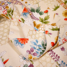 画像をギャラリービューアに読み込む, 籠目に藤菊模様【シュッケニ】