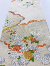 画像をギャラリービューアに読み込む, 地紙地紋の草花模様【タックタイプ】※化繊