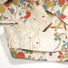 画像をギャラリービューアに読み込む, 菊に荻蝶模様総楓地紋【シュッケニ】