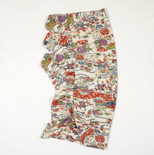 画像をギャラリービューアに読み込む, 型染め松竹梅に花模様手織り節紬【シュッケニ】