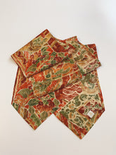 画像をギャラリービューアに読み込む, 筆描き花鳥に風景模様【長】