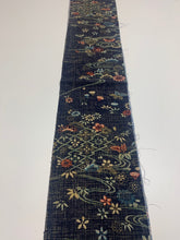 画像をギャラリービューアに読み込む, 流水に菊・松竹梅模様【手織り節紬】