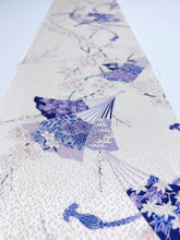 画像をギャラリービューアに読み込む, 扇に枝梅模様総霧地紋【ギャザータイプ】