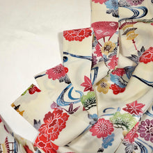 画像をギャラリービューアに読み込む, 流水に寺塔草花模様【タックタイプ】