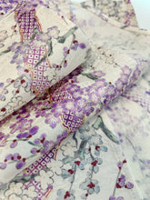 画像をギャラリービューアに読み込む, 枝梅模様総流水地紋【長】