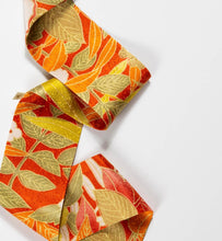 画像をギャラリービューアに読み込む, のり散らし地紋に大花模様【短】