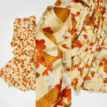 画像をギャラリービューアに読み込む, 梅に紅葉・疋田模様総流水地紋【タックタイプ】