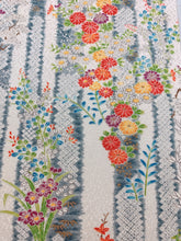 画像をギャラリービューアに読み込む, 縦模様草花点地紋【シュッケニ】