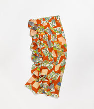 画像をギャラリービューアに読み込む, 色紙に草花模様