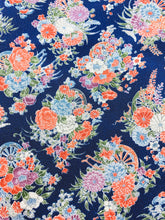 画像をギャラリービューアに読み込む, 菱に花車尽くし模様【シュッケニ】