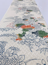 画像をギャラリービューアに読み込む, 地紙に草花模様に籠地紋【ギャザータイプ】