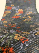 画像をギャラリービューアに読み込む, 草花模様織り出し手織り紬