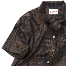 画像をギャラリービューアに読み込む, 大島紬横双亀甲繋ぎに古典寄せ柄【S】