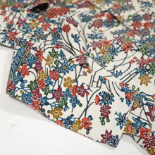 画像をギャラリービューアに読み込む, 家屋に草花模様総紗綾地紋【シュッケニ】