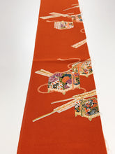 画像をギャラリービューアに読み込む, 手箱に扇模様斑点地紋【シュッケニ】