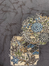 画像をギャラリービューアに読み込む, 色紙に楓・菊・笹模様【シュッケニ】