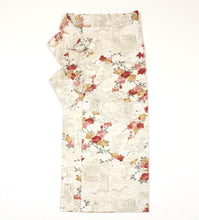 画像をギャラリービューアに読み込む, 御所車に枝花模様総波地紋【シュッケニ】