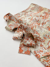 画像をギャラリービューアに読み込む, 屏風に花鳥模様総葉地紋