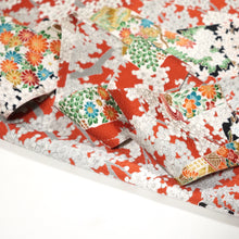 画像をギャラリービューアに読み込む, 色紙に枝梅・菊・楓模様【シュッケニ】