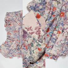 画像をギャラリービューアに読み込む, 水彩風草花模様【ギャザータイプ】