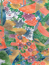 画像をギャラリービューアに読み込む, 四季草花古典柄模様【シュッケニ】