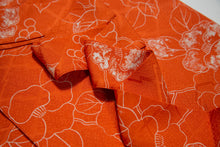 画像をギャラリービューアに読み込む, 松皮菱・亀甲地紋に椿模様