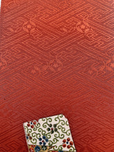 画像をギャラリービューアに読み込む, 破れ色紙に花古典柄総紗綾地紋【ギャザータイプ】