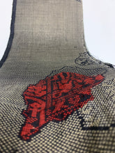 画像をギャラリービューアに読み込む, 変わり色紙に抽象画模様織り出し本場泥大島紬(5マルキ)