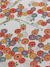 画像をギャラリービューアに読み込む, 菊模様霧吹き地紋【シュッケニ】